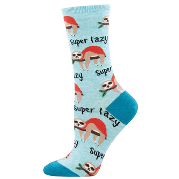 Women's Graphic Socks - Super Lazy