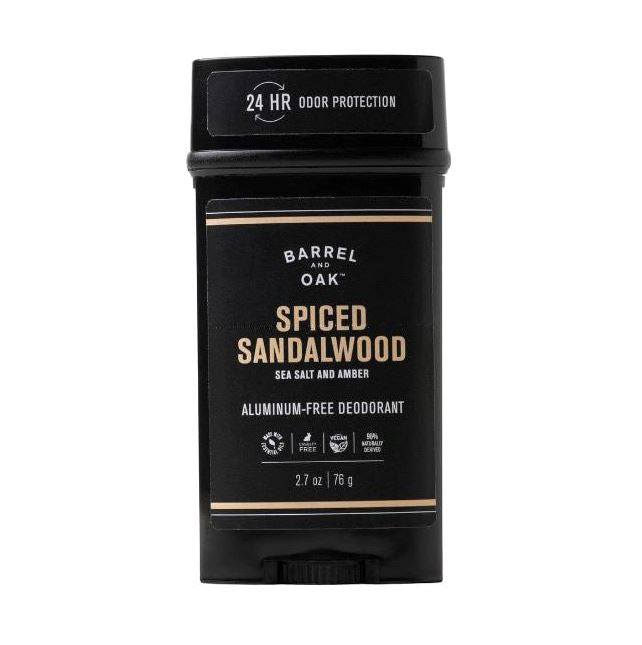 Barrel & Oak 24hr Deodorant Gentlemen's Hardware Spiced Sandalwood 