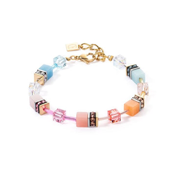 Coeur De Lion GeoCube Pastel Sunset Bracelet Women's Jewellery Timesupply 