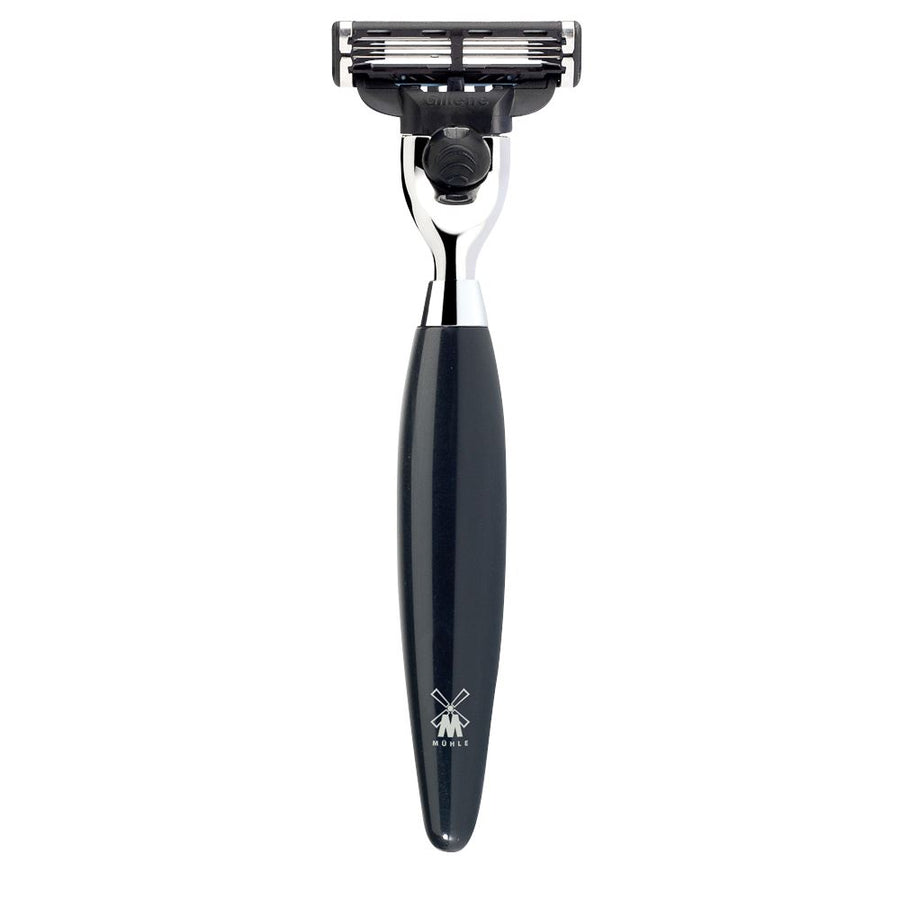 Mühle Kosmo Mach3 Razor Shaving Barber Brands Black Resin 