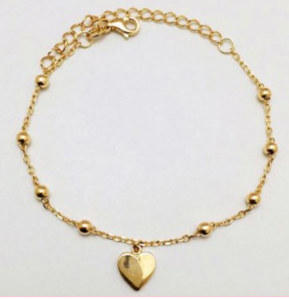 Take Heart Gold Bracelet Accessories Gammies 