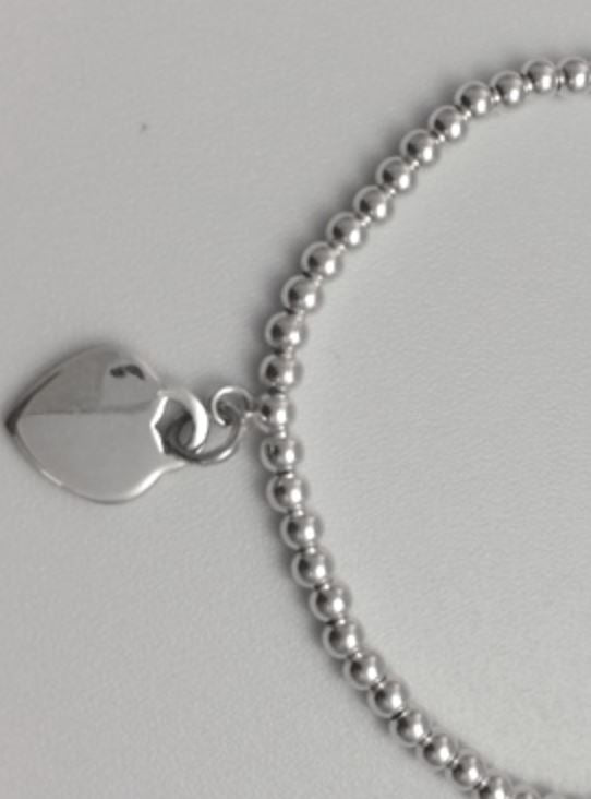 Take Heart Silver Bracelet Accessories Gammies 