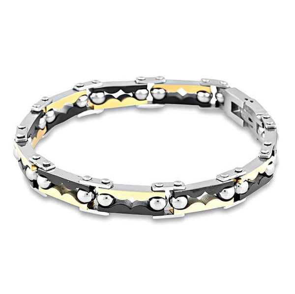 7mm Stainless Steel Ball Bearing Bracelet Teddy Sinclair