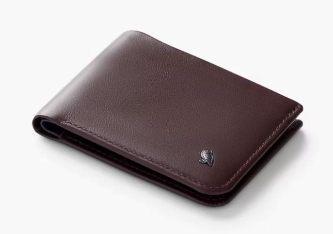 Bellroy Hide & Seek LO RFID Leather Wallet Wallet Bellroy Deep Plum 