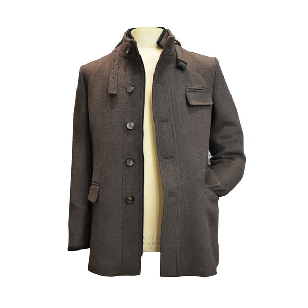 ジャケット・アウター MA-1 docking bicolor chester coat Mushroom Xavier Wool Blend Overcoat | Men's Tops | Johnny