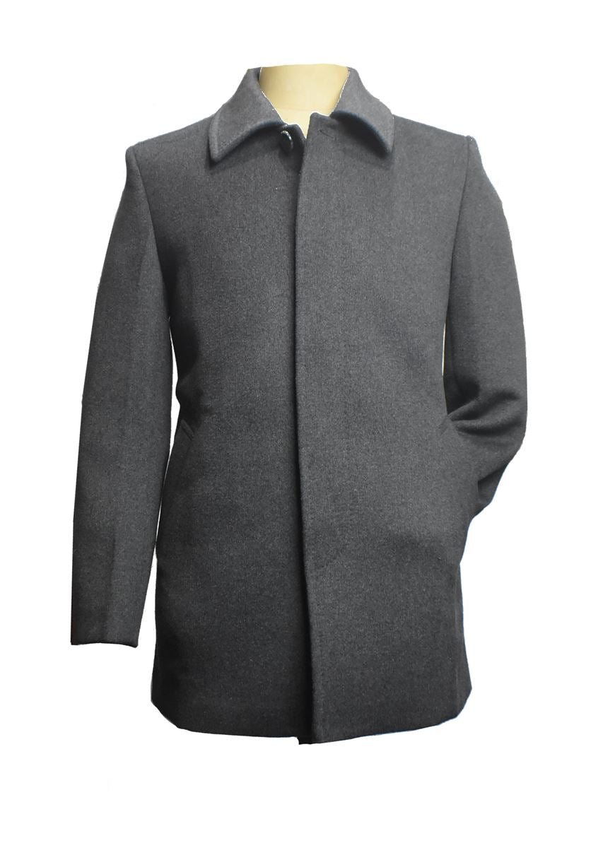 Ethan Double Cashmere Jacket - Charcoal Jacket Teddy Sinclair (China) 