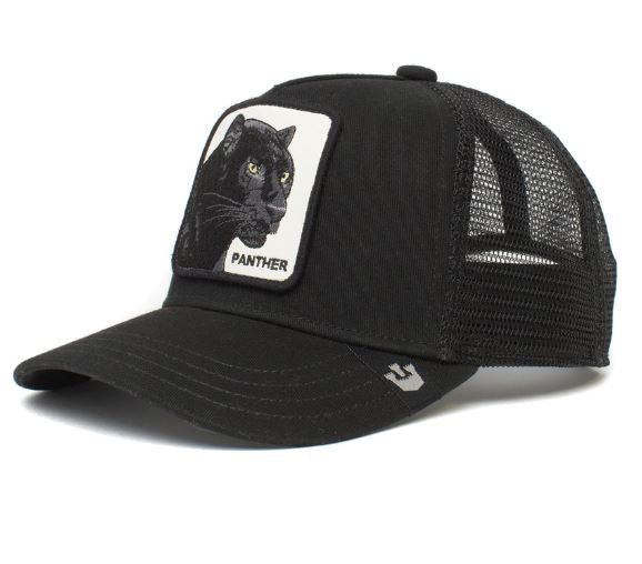 Goorin Bros Trucker Cap - The Panther Cap Hummingbird Brands Black 