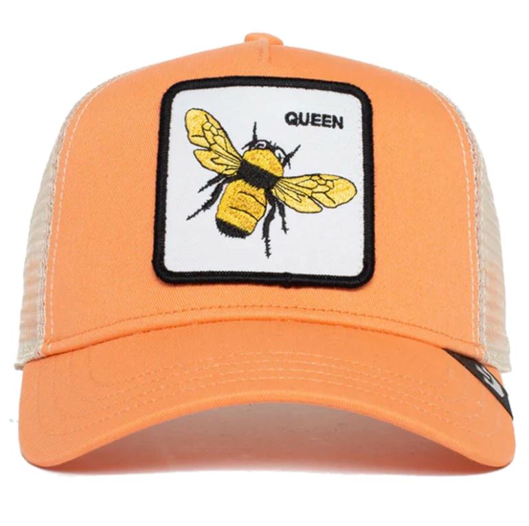 Goorin Bros Trucker Cap - The Queen Bee Cap Hummingbird Brands Coral 