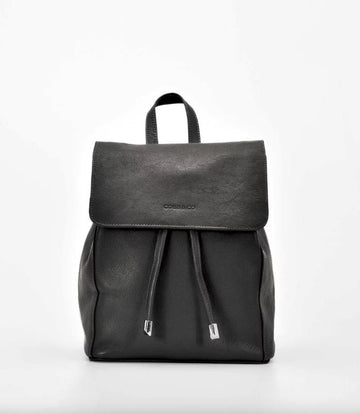 Holly Leather Backpack Bag Gabee Black 