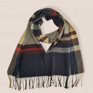 Men's check scarf - Multi Color Scarf Teddy Sinclair 