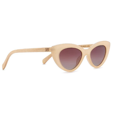 SAVANNAH NUDE - Nude Colour with White Maple Sunglasses Glasses Soek 