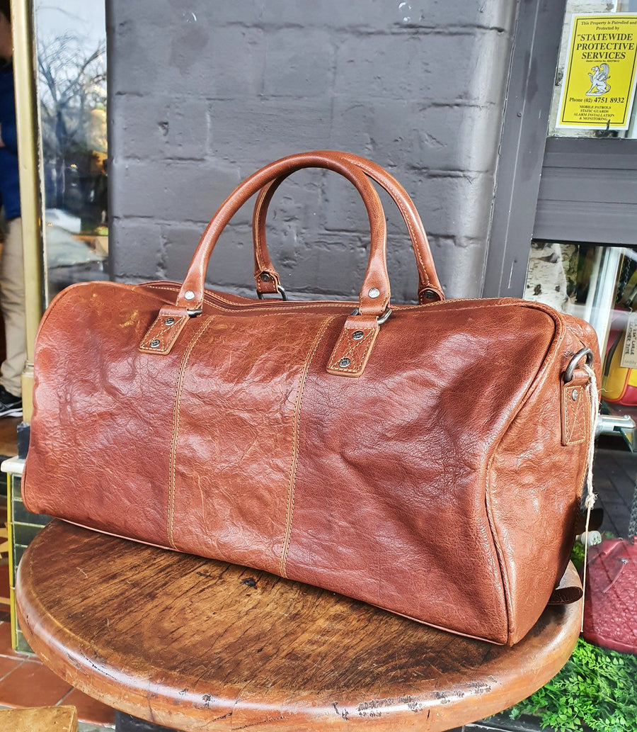 Sean Leather Travel Bag Travel Bag Oran 