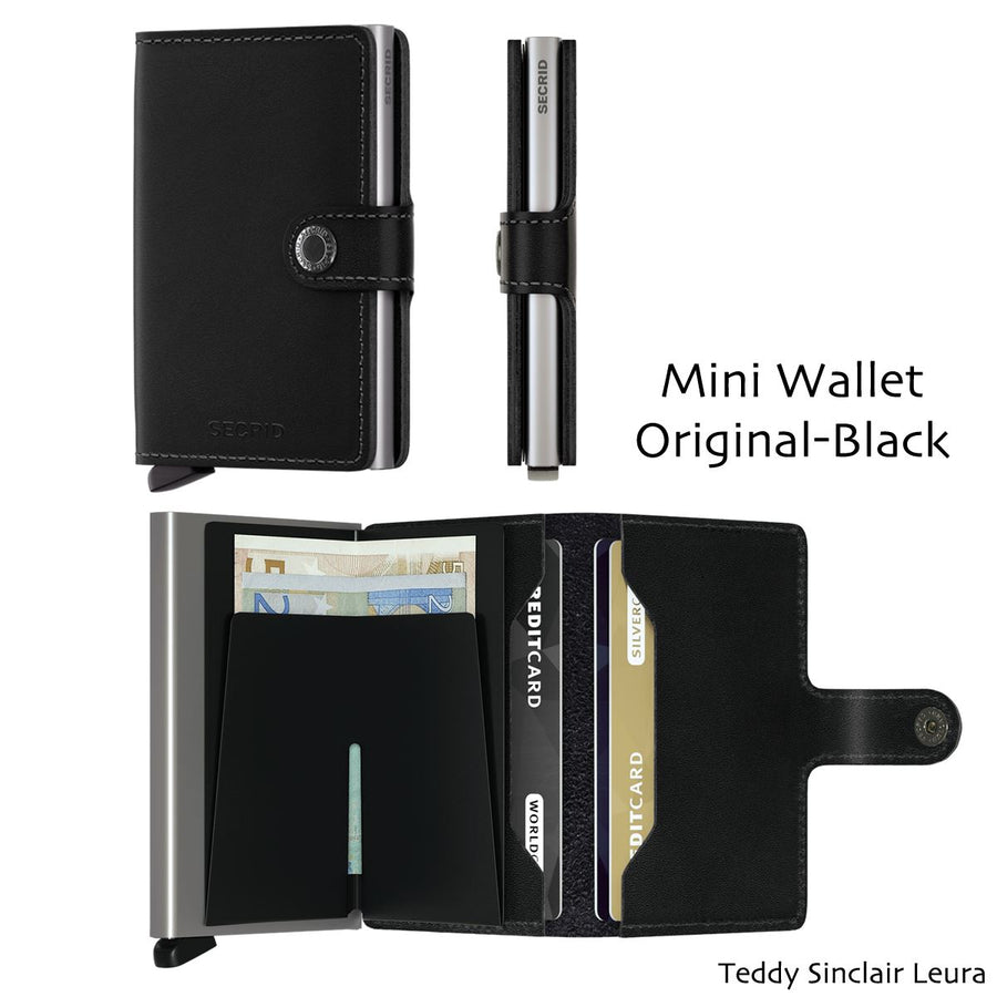 Secrid Miniwallet Original Wallet Design Mode International Original Black 