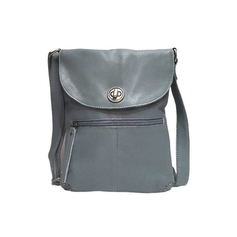 Tayla Compact Leather Sling Bag Bag Oran Dark Grey 