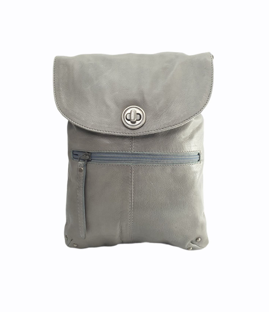 Tayla Compact Leather Sling Bag Bag Oran Steel Grey 