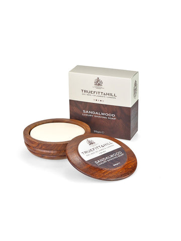 Truefitt & Hill Luxury Shaving Soap Shaving Barber Brands Sandalwood With Bowl 
