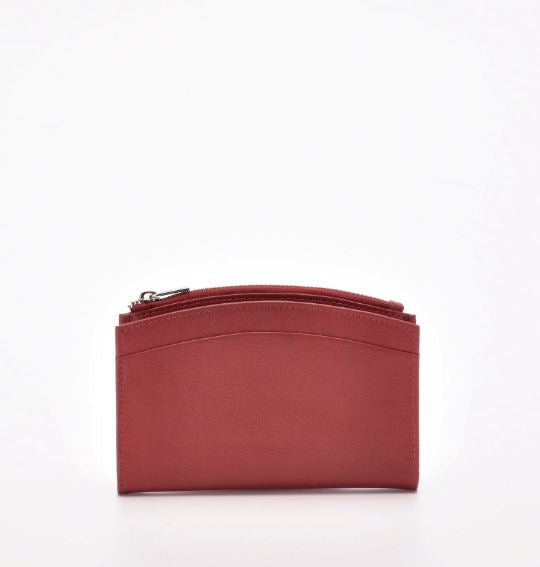 Wellington Leather Wallet Wallet Gabee Red 