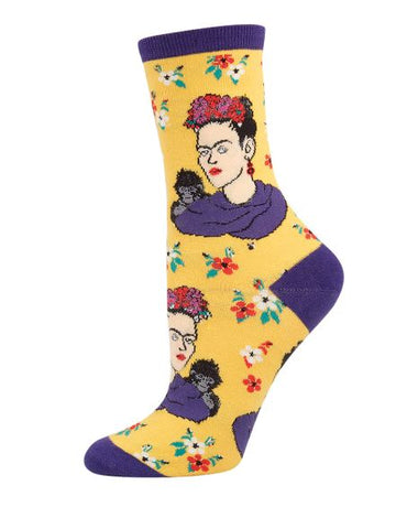 Women's Graphic Socks Accessories Bobangles Frida Khalo Sundrop 