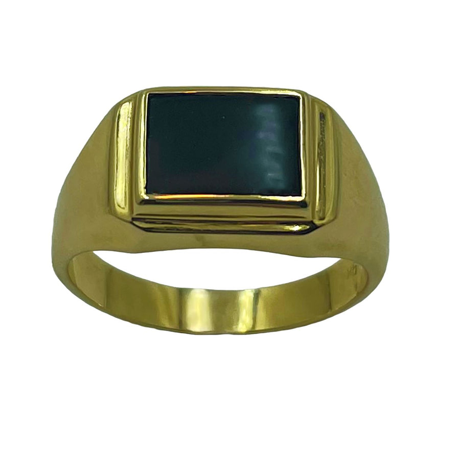 9kt Gold Onyx Ring Gold jewellery Paterson Fine Jewellery 