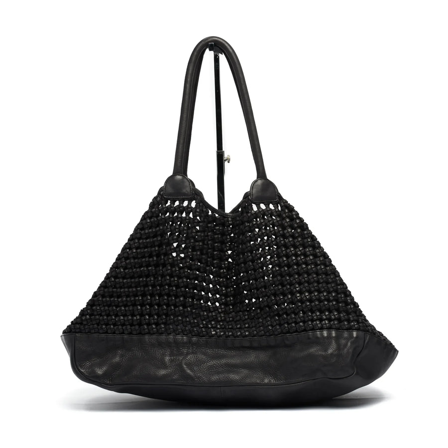 Pippa Woven Leather Bag