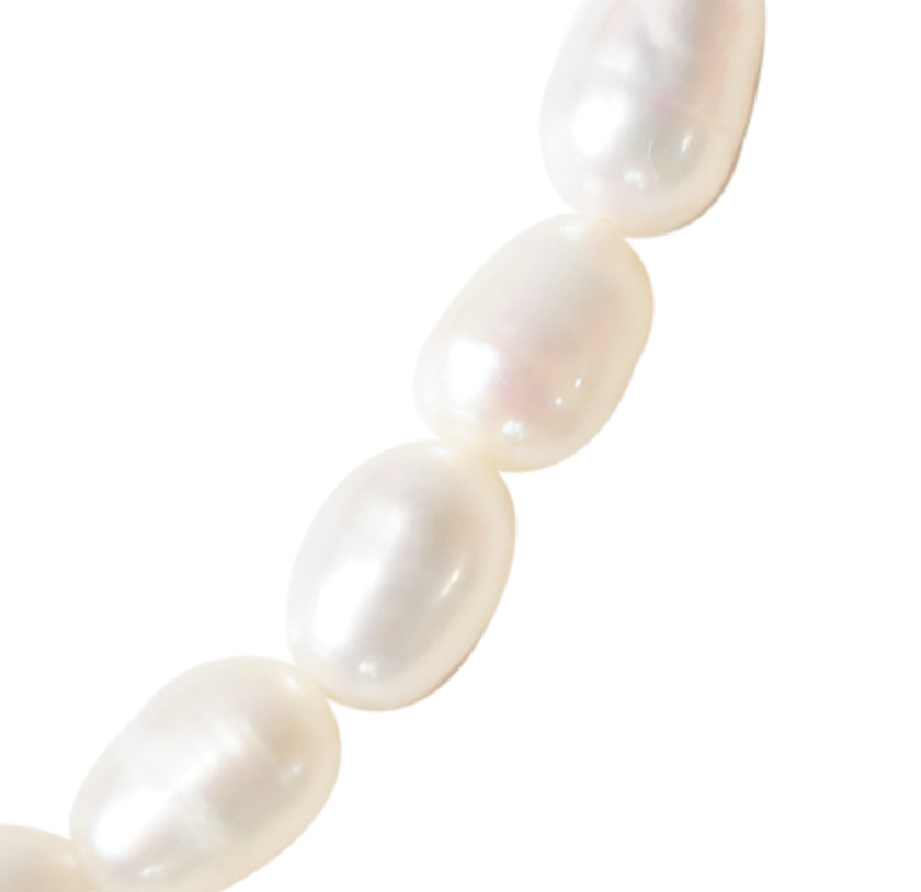 White Freshwater Pearl Bracelet