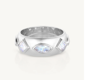 Coronet Moon Ring by ToniMay