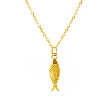 Golden Fish Necklace