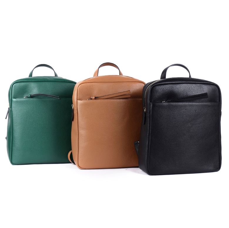 Albury Leather Green Backpack – Teddy Sinclair