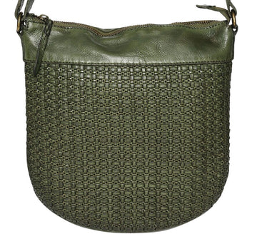 Arika Leather Crossbody Bag - Olive Wallet Modapelle 