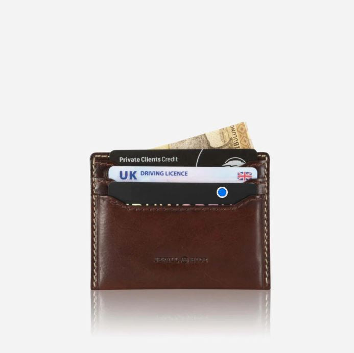 Arlington Leather Card Holder Wallet Jekyll & Hide Mocha 