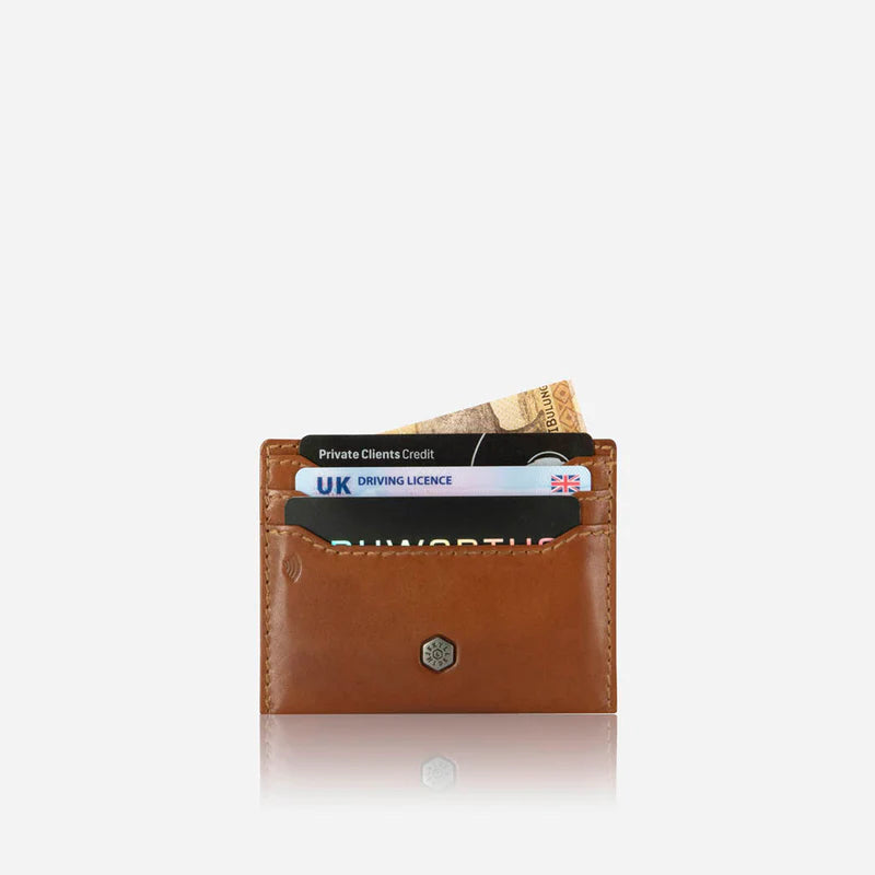 Arlington Leather Card Holder Wallet Jekyll & Hide Tan 