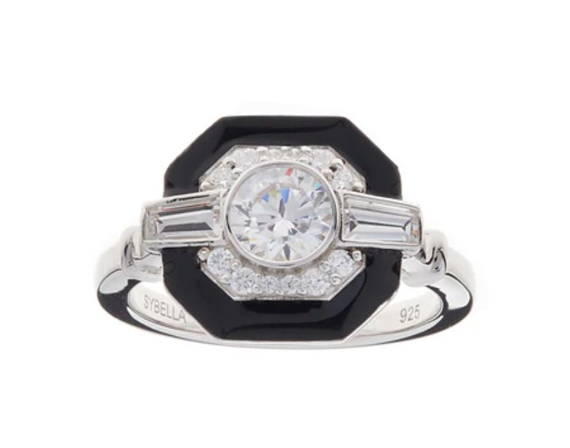 Art Deco Style Ring Sybella 8 
