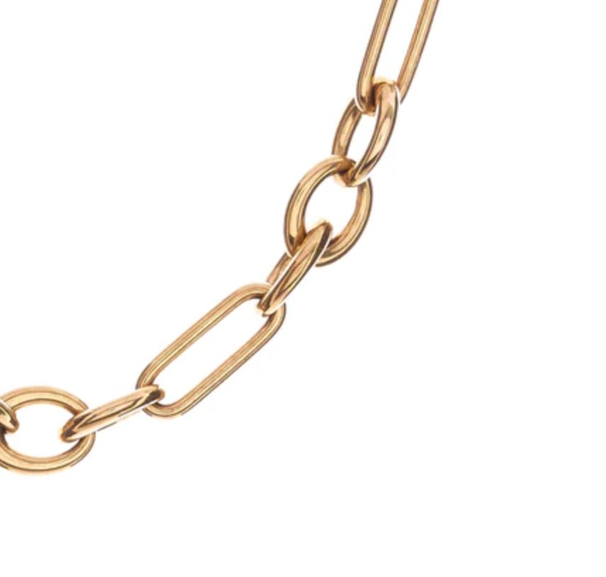 Astonishing Gold Link Necklace Sybella 