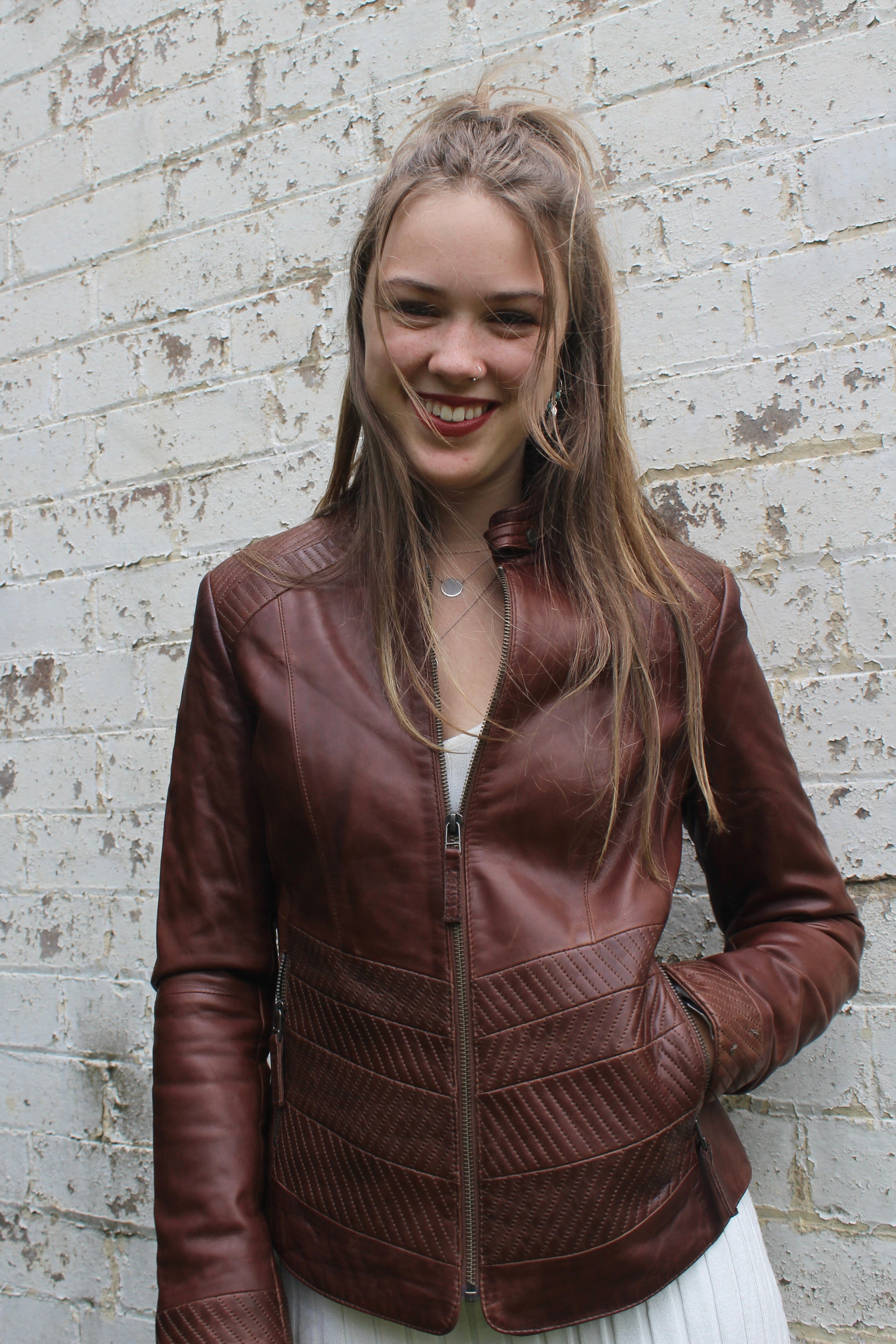 Aurora Leather Jacket – Teddy Sinclair