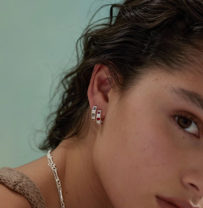 Aurora Silver Hoops by ToniMay Earrings ToniMay 