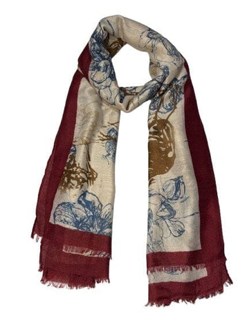 Autumn Floral Scarf Scarf Teddy Sinclair 