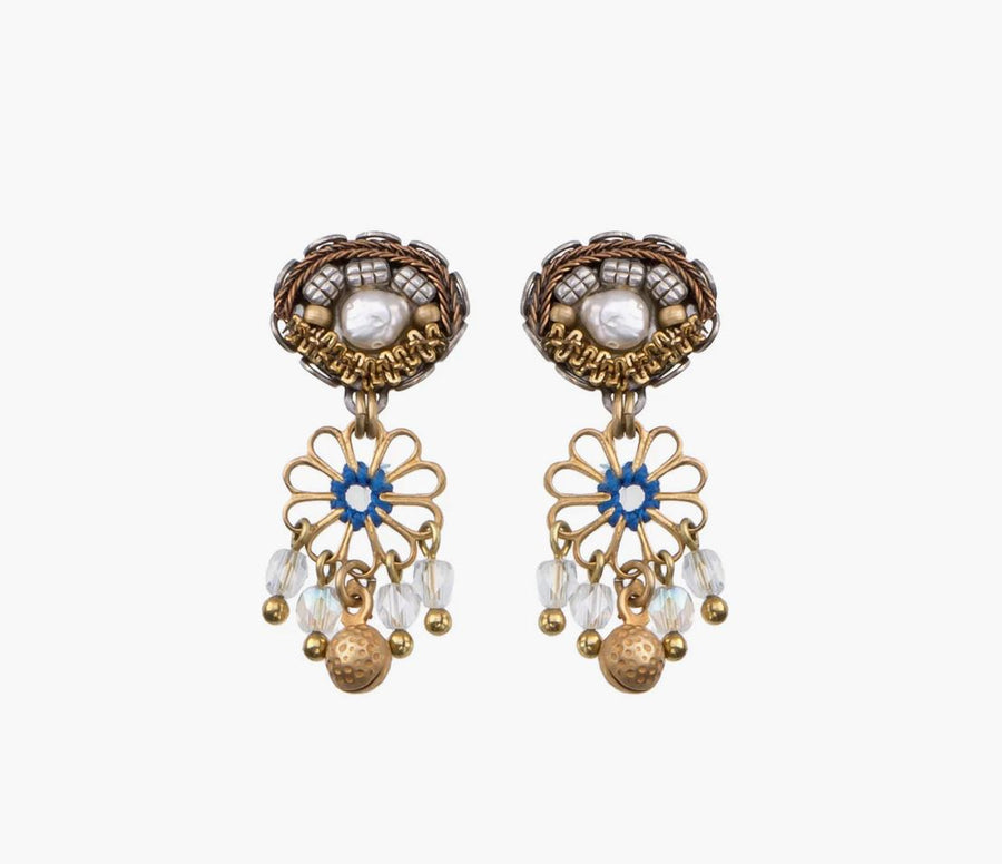 Ayalabar Althea Gold Totem Earrings Earrings Ayala Bar 