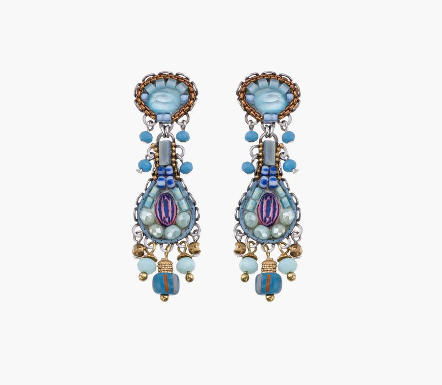 Ayalabar Blue Bird Flamingo Earrings Earrings Ayala Bar Post 