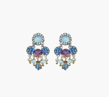 Ayalabar Blue Bird Swan Earrings Earrings Ayala Bar Post 