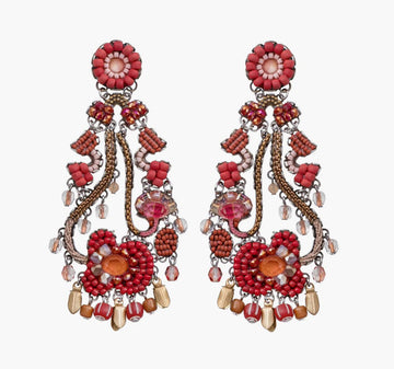 Ayalabar Dramatic Rouge Earrings Earrings Ayala Bar 