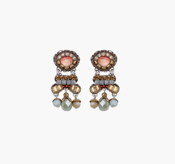 Ayalabar Metallic Punu Earrings Earrings Ayala Bar Post 