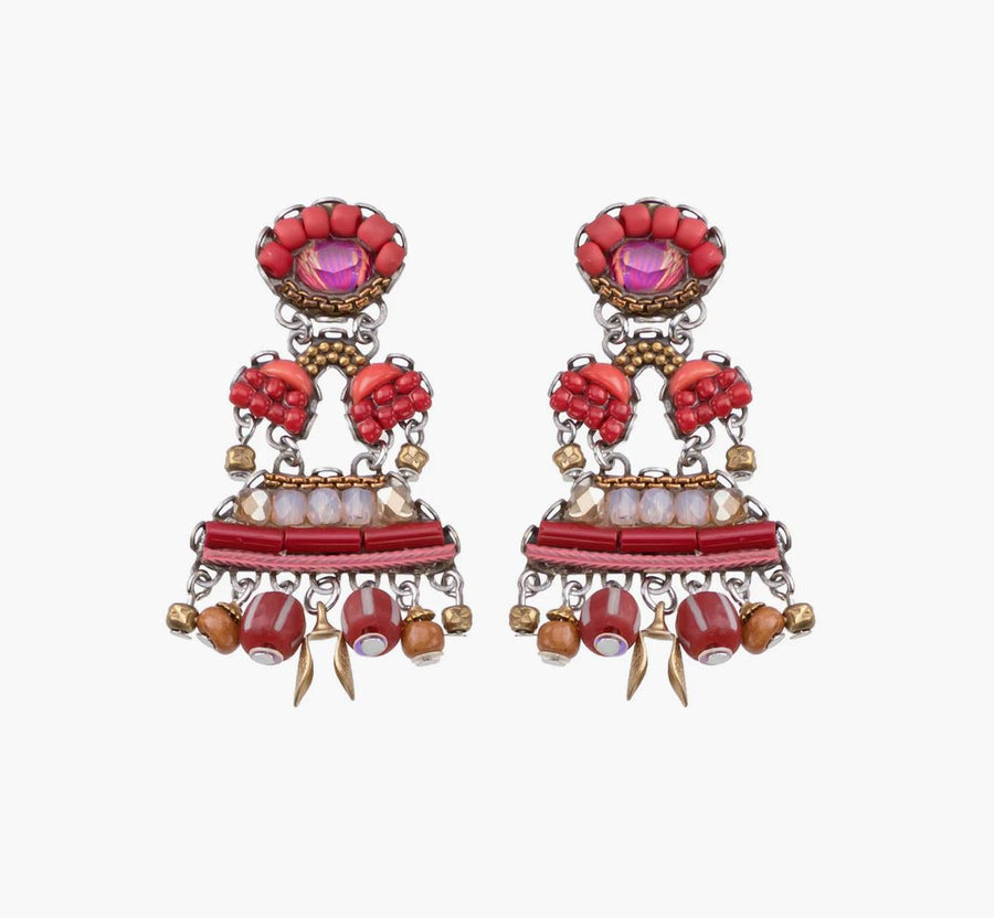 Ayalabar Radical Red Pirus Earrings Earrings Ayala Bar 