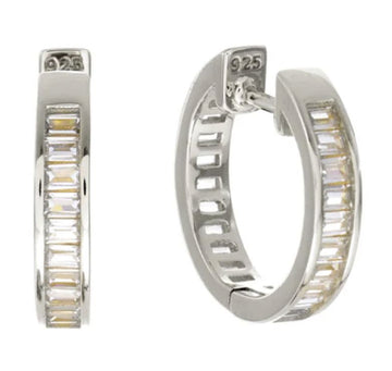 Baguette Studded Hoop Sybella 