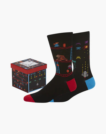 Bamboozled Men's Bamboo Socks 2pck Gift Box - Arcade Underwear Pussyfoot 