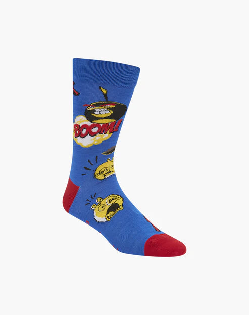 Bamboozled Men's Bamboo Socks - Angry Birds Underwear Pussyfoot 