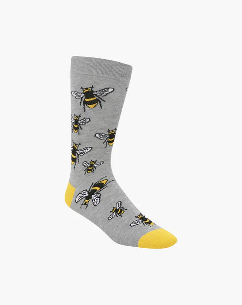 Bamboozled Men's Bamboo Socks - Bumble Bee Underwear Pussyfoot 