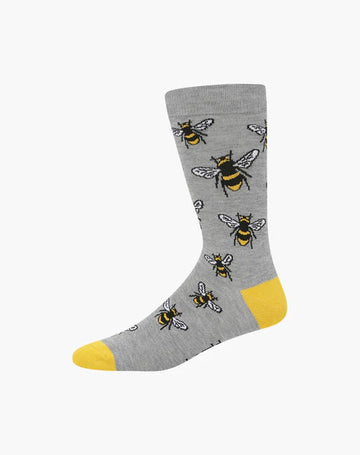 Bamboozled Men's Bamboo Socks - Bumble Bee Underwear Pussyfoot 