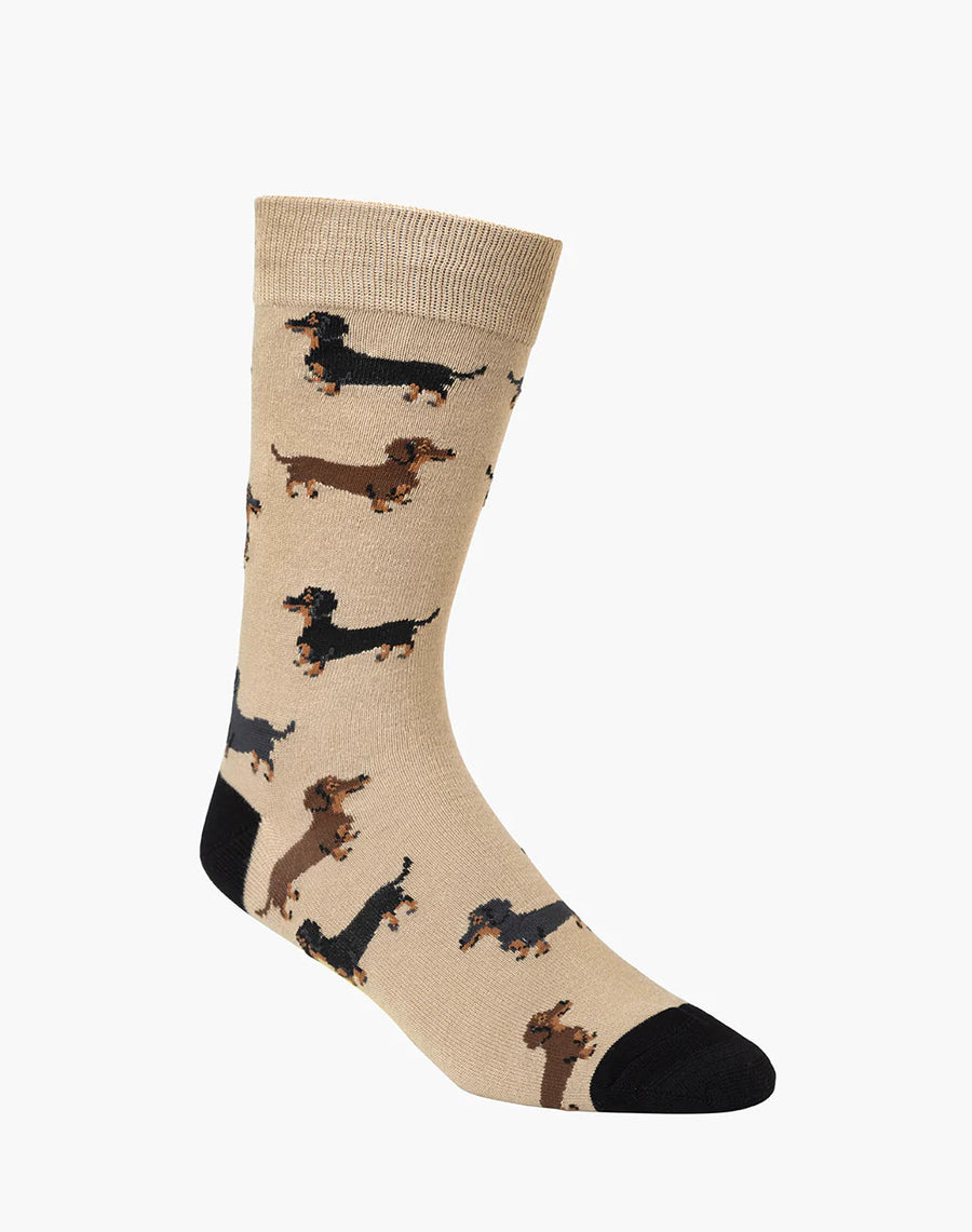 Bamboozled Men's Bamboo Socks - Dash Pup Underwear Pussyfoot 