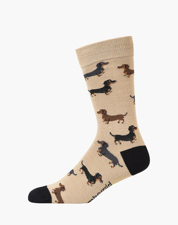 Bamboozled Men's Bamboo Socks - Dash Pup Underwear Pussyfoot 