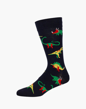 Bamboozled Men's Bamboo Socks - Dinosaurs Underwear Pussyfoot 